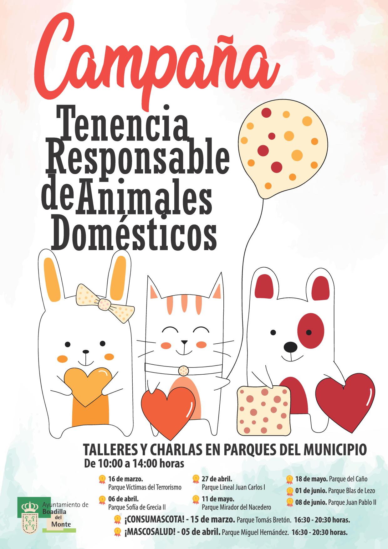 Charlas-Taller Tenencia responsable de Animales | Ayuntamiento de Boadilla del Monte